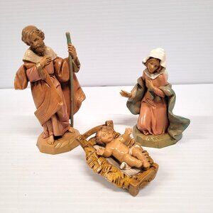 Fontanini Depo Italy Nativity The Holy Family 1991 Heirloom 5'' Roman Inc 71503